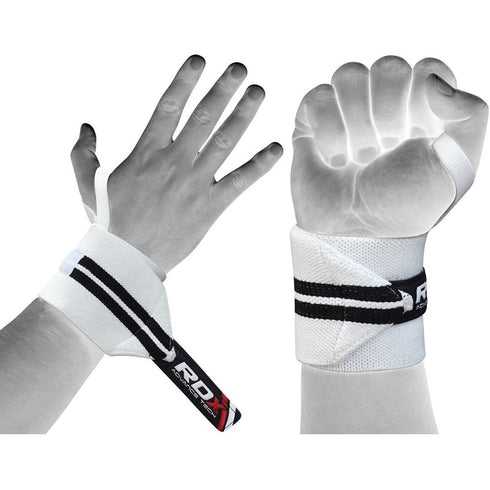 RDX W4 WHITE WRIST WRAPS-1